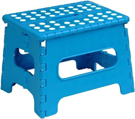 Multipurpose Plastic Folding Step stool - Blue_0