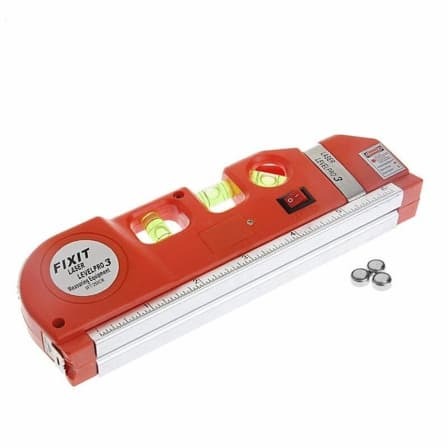 Multipurpose Pro 3 Laser Level Measurement Hand Tool - Red_0