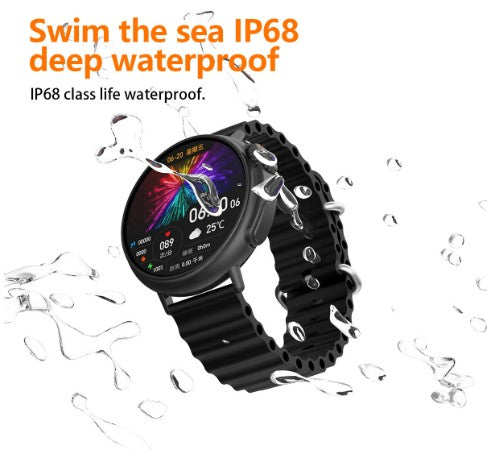 MT30 Smart Watch Ultra Long Range Waterproof - Black Steel_6