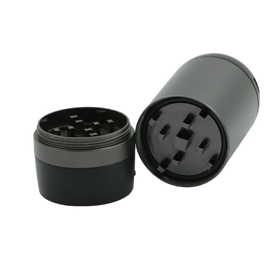 Electric Cigarette Grinder, Horn Tube, Cut Tobacco Metal Cigarette Lighter_1