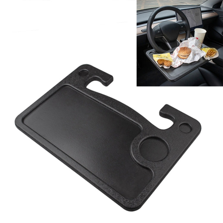 Car Portable Desk Steering Wheel Multi use Tray Stand Car Food Eating Table for Tesla Model 3 S X Y