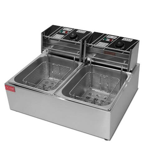 Double Electric Deep Fryer 6L