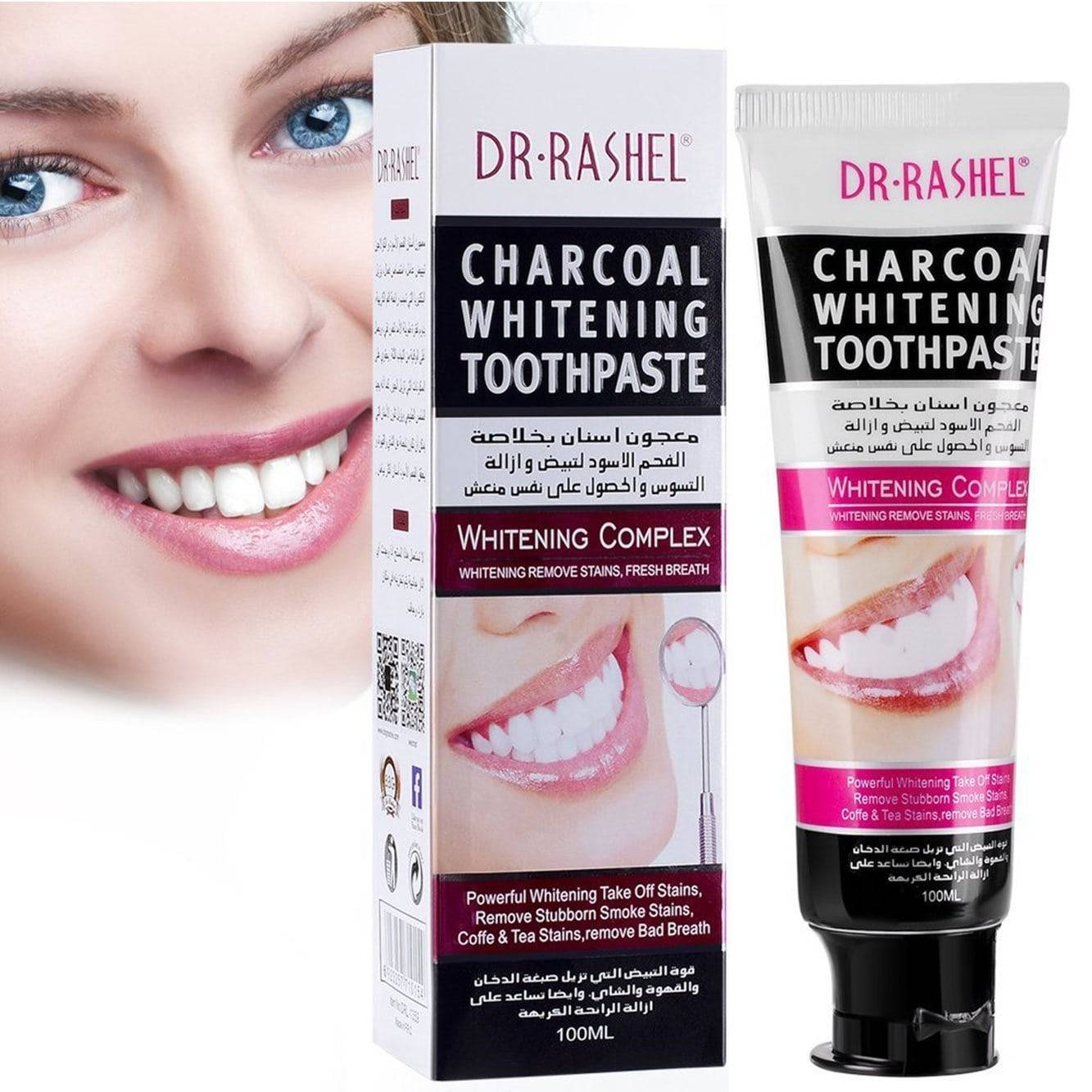 Dr Rashel Charcoal Whitening Toothpaste