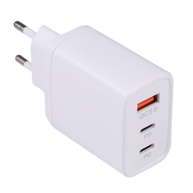 AR 892 3 in 1 QC3 0 PD20W USB USB C Type C Wall Travel Charger Plug Type EU Plug White