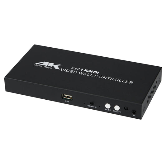 XP03 4K 2x2 HDMI Video Wall Controller Multi screen Splicing Processor Style Playback Version US Plug