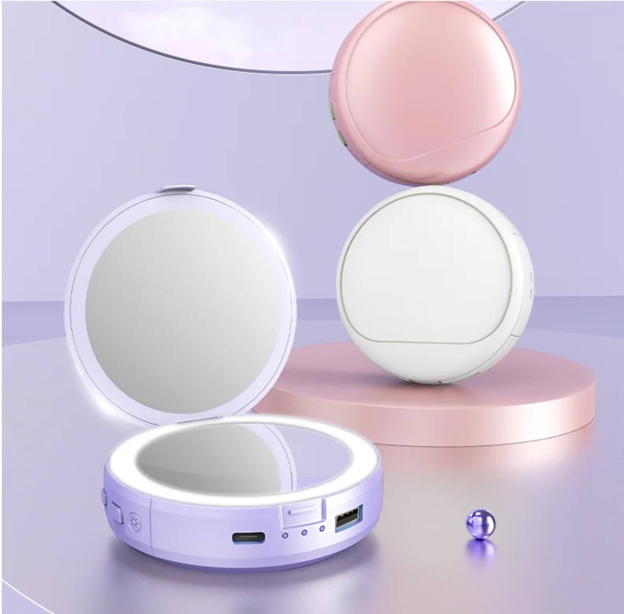 Multifunctional Portable Makeup Mirror