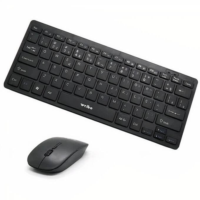 Portable Computer Wireless Keyboard Set and Mouse