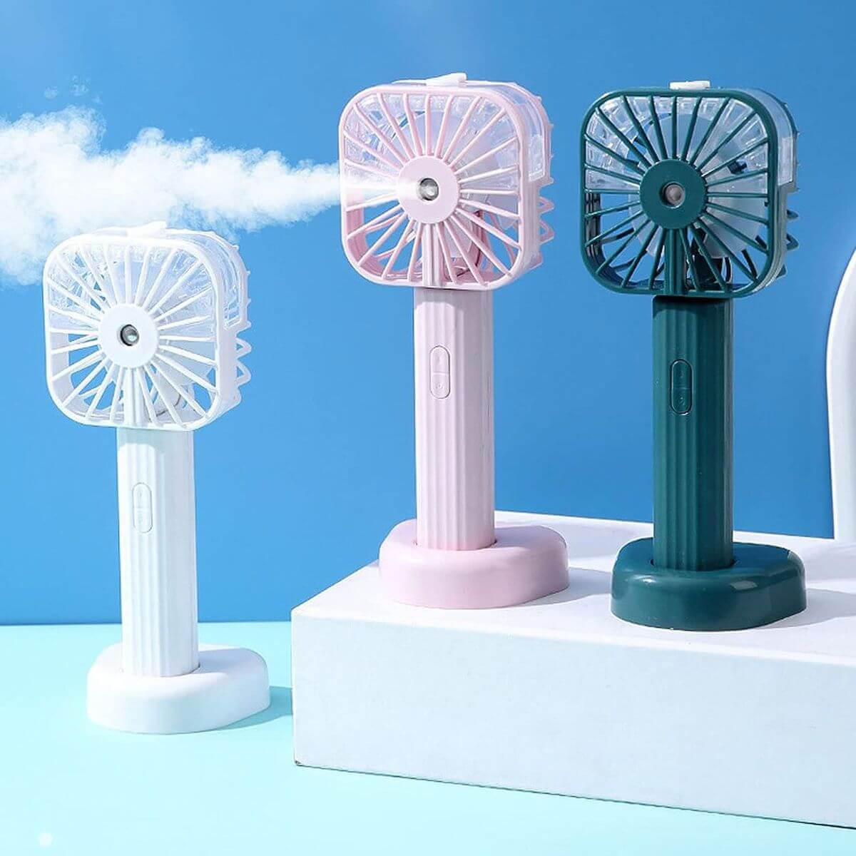 Portable Handheld Rechargeable Mist Fan