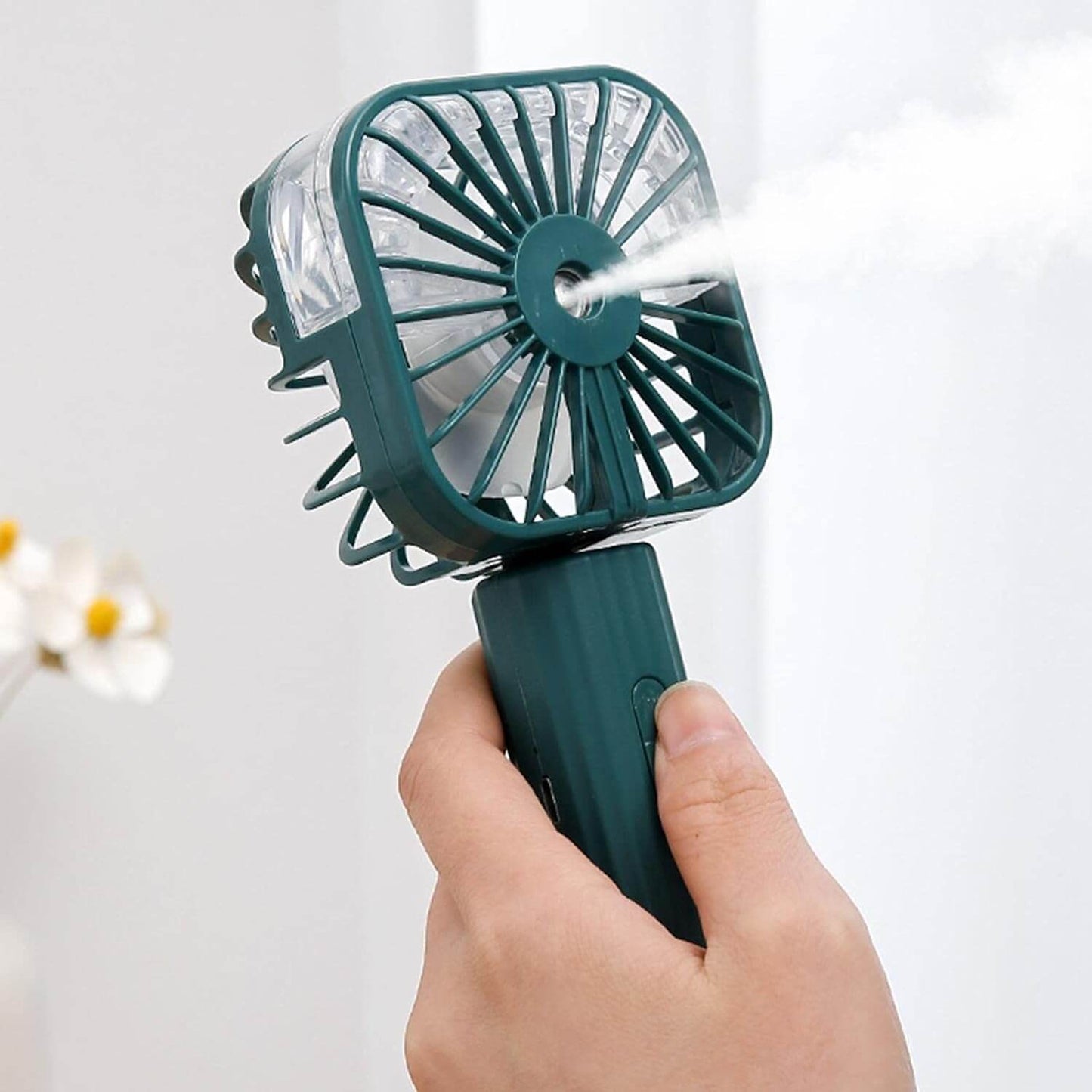 Portable Handheld Rechargeable Mist Fan