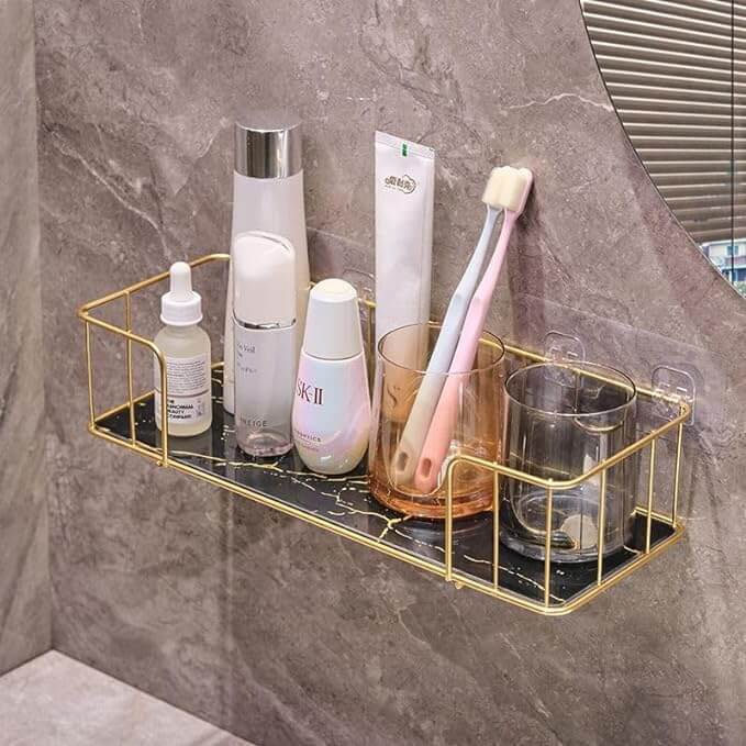 Small Bathroom Vanity Storage Rack