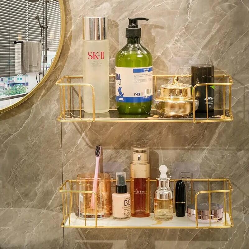 Small Bathroom Vanity Storage Rack