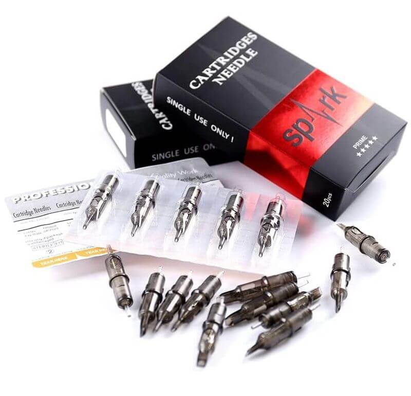 Spark Professional Tattoo Cartridge Needles Disposable 20 Pieces