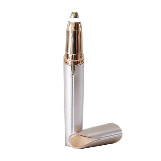 Multifunction Lipstick Eyebrow Trimmer Face Brows Hair Remover Electric Shaver Painless Eye Brow Epilator Gold