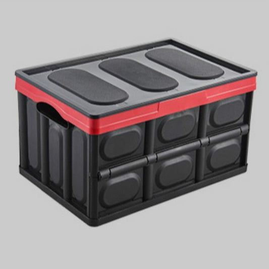 Car Trunk Storage Box Foldable Car Plastic Storage Box Size S Black