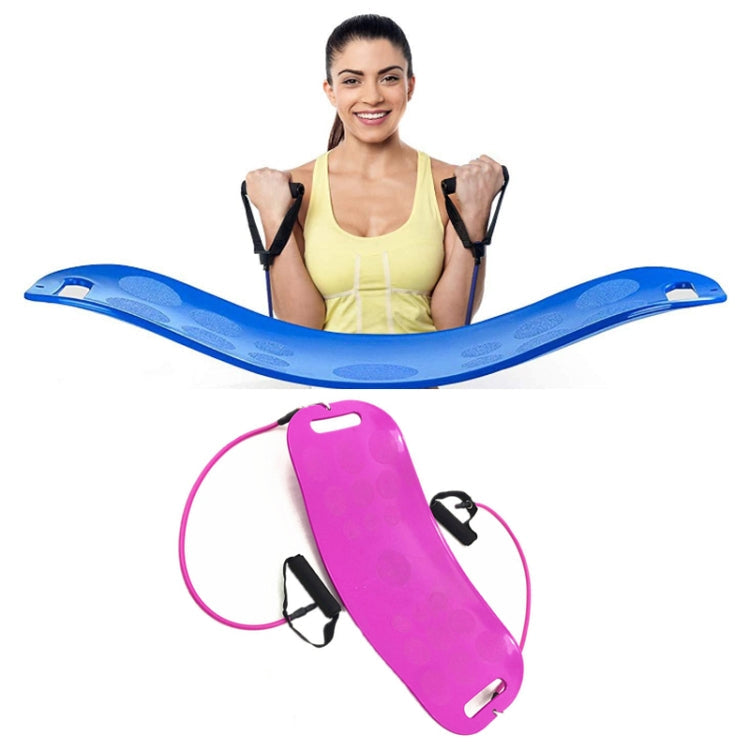 ABS Twist Fitness Balance Board Abdomen Leg Swing Exercise Board Yoga Balance Board Purple Purple Rope