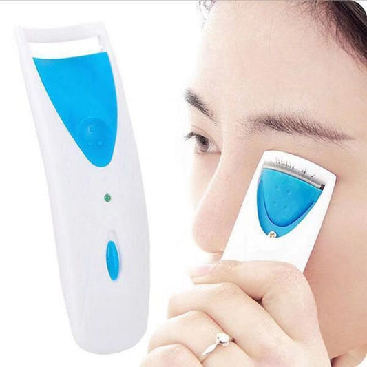 Electric Eyelash Curler Heating Styling Electric Eyelash Curler Blue