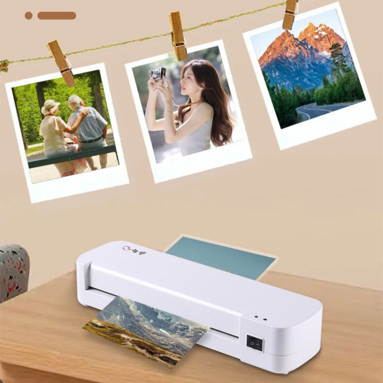 A4 Hot Cold Laminator Machine Photo Documents Hot Lamination 220V EU Plug