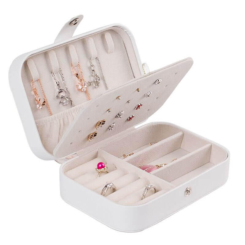 Three layer jewelry storage box