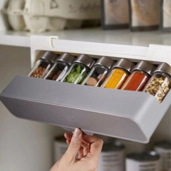 Under Shelf Spice Rack