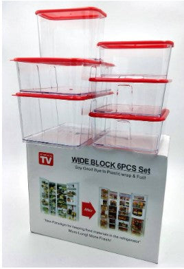 Wide Block 6Pcs Set