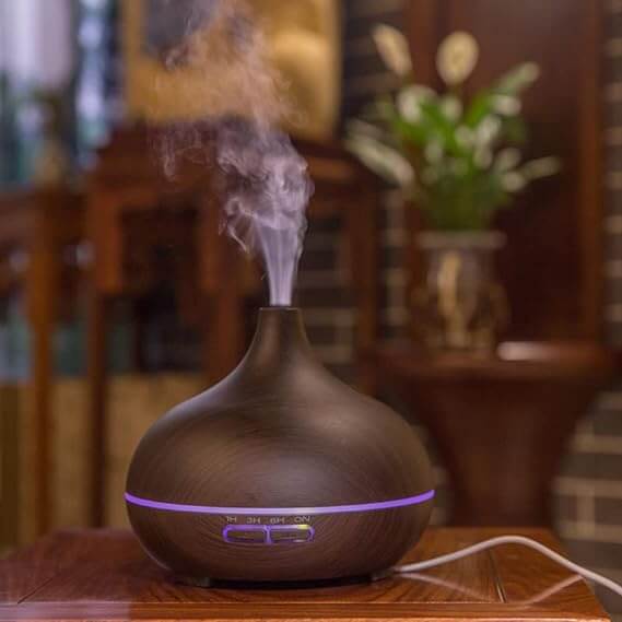 Wood Grain Ultrasonic Aroma Diffuser